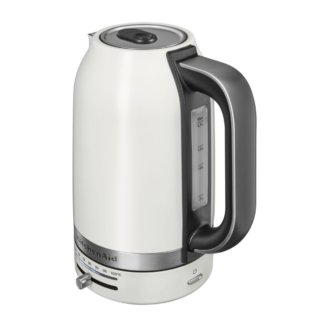 Електрическа кана с променлива температура, 1.7 л, Porcelain White - KitchenAid