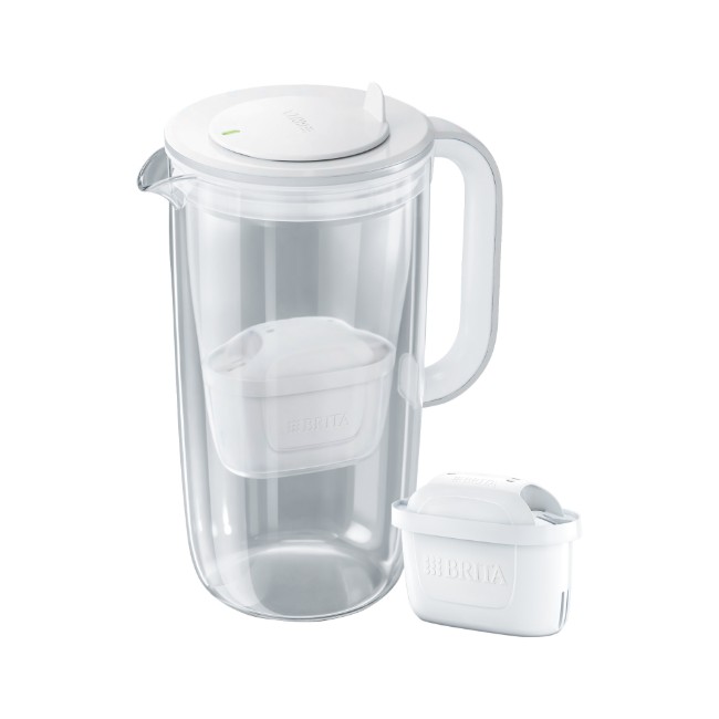 Филтърна кана BRITA, стъклена, 2.5 L, Maxtra PRO (светло синя)