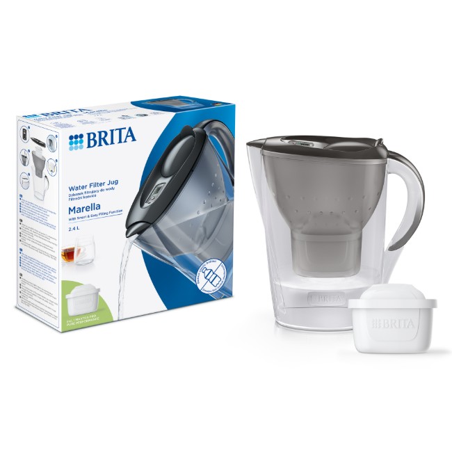 BRITA Marella 2.4 L Maxtra PRO (сива) филтърна чаша