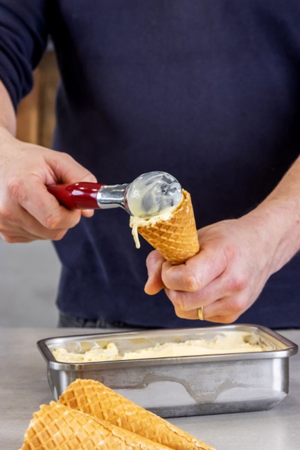 Лъжица за сладолед, неръждаема стомана, Empire Red - марка KitchenAid