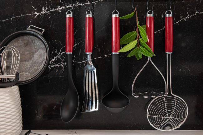 Телена цедка, неръждаема стомана, 35,5 см, Empire Red - KitchenAid