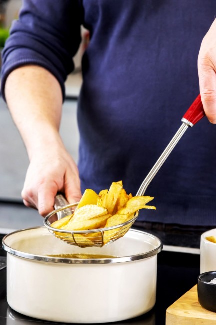 Телена цедка, неръждаема стомана, 35,5 см, Empire Red - KitchenAid