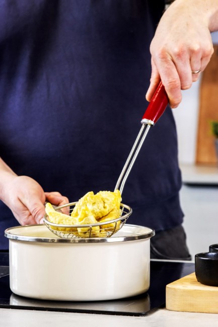 Телена цедка, неръждаема стомана, 35,5 см, Empire Red - KitchenAid