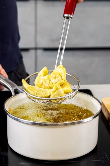 Телена цедка, неръждаема стомана, 35,5 см, Empire Red - KitchenAid