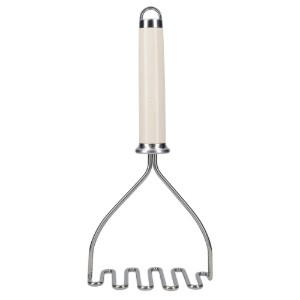 Ръчна преса за пюре, 26 см, неръждаема стомана, Almond Cream - KitchenAid