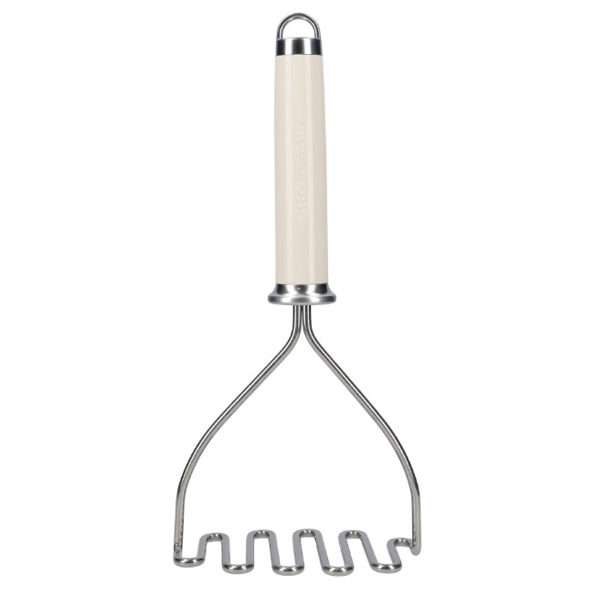 Ръчна преса за пюре, 26 см, неръждаема стомана, Almond Cream - KitchenAid
