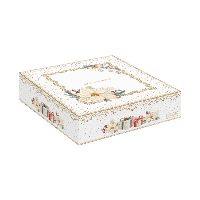Комплект от 2 стъклени купички, 16см/21см, "White Elegance" - Nuova R2S