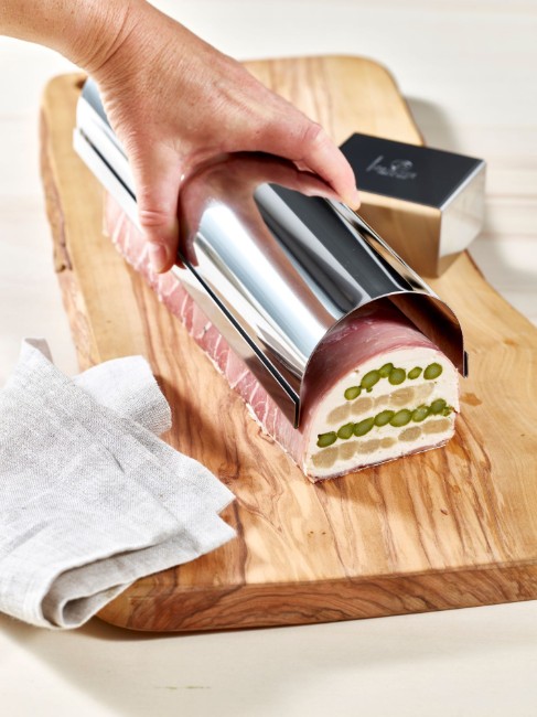 Полукръгла форма "Yule", неръждаема стомана, 30 x 6,5 см - de Buyer