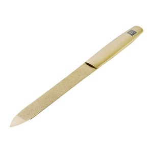 Пила за нокти, неръждаема стомана/сапфир, 130 мм, ЗЛАТО - Zwilling PREMIUM
