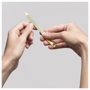 Пила за нокти, неръждаема стомана/сапфир, 130 мм, GOLD - Zwilling PREMIUM