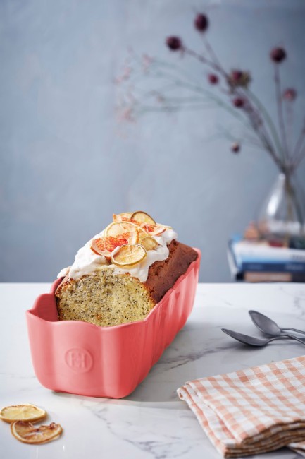 Тава за пандишпан, керамика, 28.5 х 13см / 1.8 л, Rose Candy - Emile Henry