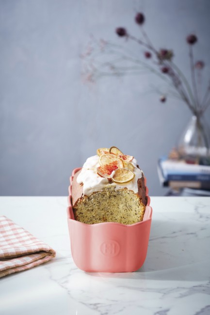 Тава за пандишпан, керамика, 28.5 х 13см / 1.8 л, Rose Candy - Emile Henry