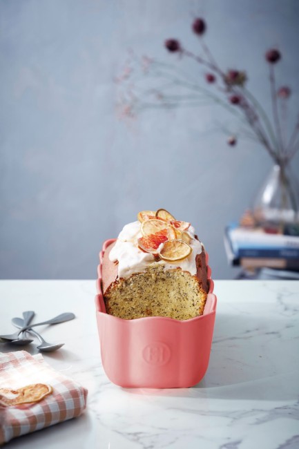 Тава за пандишпан, керамика, 28.5 х 13см / 1.8 л, Rose Candy - Emile Henry