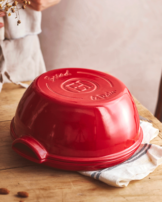Съд за печене на хляб, керамична, 30 см, Burgundy - Еmile Henry
