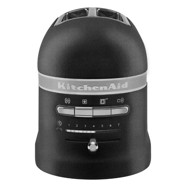 2-слот Занаятчийски тостер, 1250W, Cast Iron Black - KitchenAid