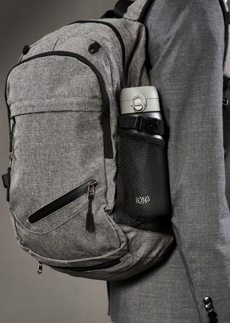 Бутилка за вода, рециклирана, 750 мл, сива - Ion8