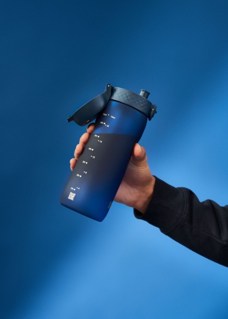 Бутилка за вода, рециклирана, 750 мл, тъмносиня - Ion8