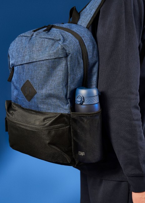 Бутилка за вода, рециклирана, 750 мл, тъмносиня - Ion8