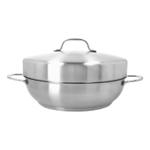 Комплект за опушване на храна от неръждаема стомана, 28 см, "Specialties 3" - Demeyere