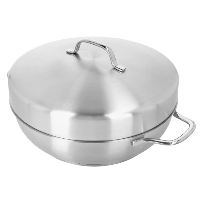 Комплект за опушване на храна от неръждаема стомана, 28 см, "Specialties 3" - Demeyere