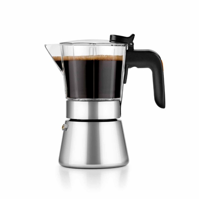 Кафемашина от неръждаема стомана/стъкло, 170 мл, "Flavour Crystal" - BRA