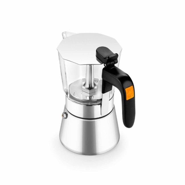 Кафемашина от неръждаема стомана/стъкло, 170 мл, "Flavour Crystal" - BRA