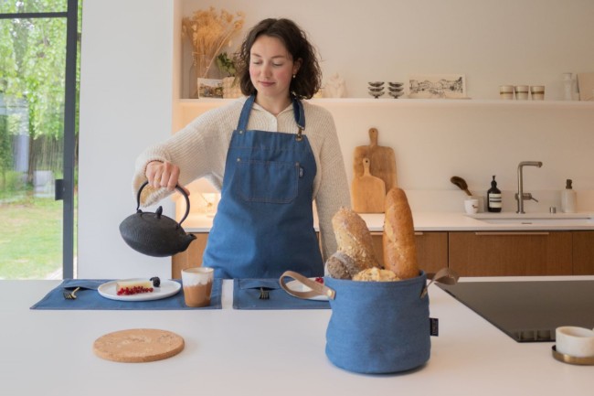 Кухненска престилка, тъмносиня - Tiseco