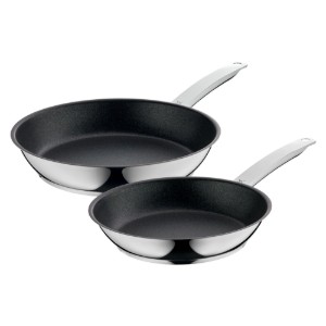 Комплект от 2 тигана, неръждаема стомана, 24 / 28 см, "PermaDur Advance" - WMF