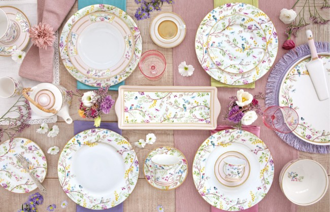 Чаша, порцелан, 300 мл, "Birds Melody" - Nuova R2S