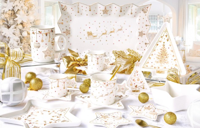 Комплект за сервиране на предястия, 7 части, "Christmas Lights" - Nuova R2S