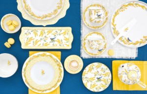Комплект 4 десертни чинии, порцелан, 19см, "Mimosa" - Nuova R2S