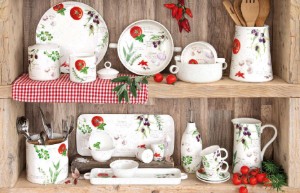 Контейнер за съхранение, порцелан, 9 см, "HOME & KITCHEN" - Easy Life