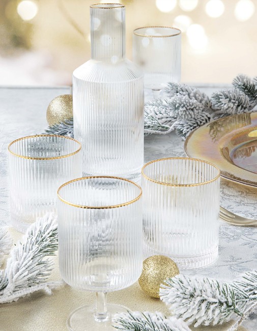 Стъклена гарафа, 800 мл, "Gold" - Nuova R2S