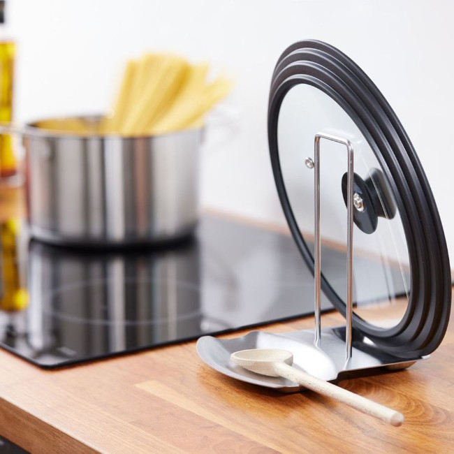 Универсален стъклен капак, силиконов ръб, 24/26/28 см - Westmark