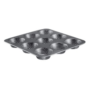 Тава за печене за 9 кифлички за бургер, перфорирана, стомана, 32 х 30 см - Westmark