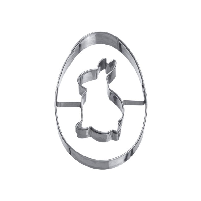 Форма за рязане, яйце със зайче, неръждаема стомана, 8 см - Westmark