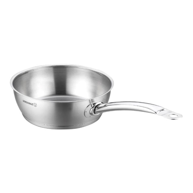 Тиган за сотиране, неръждаема стомана, 20 см / 2 л, "Proline" - Korkmaz