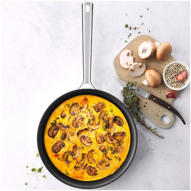 Комплект от 2 тигана с незалепващо покритие, неръждаема стомана, 24 / 28 см, "TrueFlow" - Zwilling