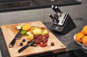 Комплект ножове от 7 части, с вграден модул за заточване, "All Star", ясен - Zwilling