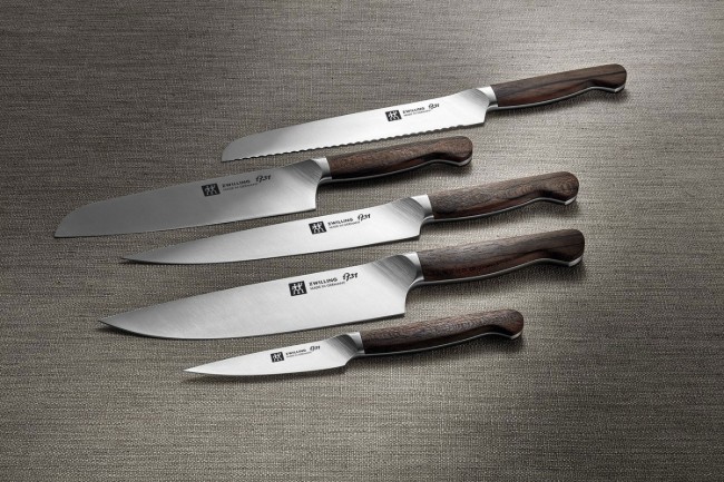Комплект кухненски ножове, 7 части, "TWIN 1731", Ziricote - Zwilling