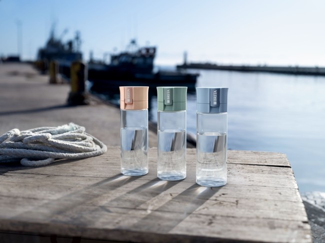 Филтърна бутилка BRITA Vital (светлосиня), 600 мл + 2 MicroDisc филтъра