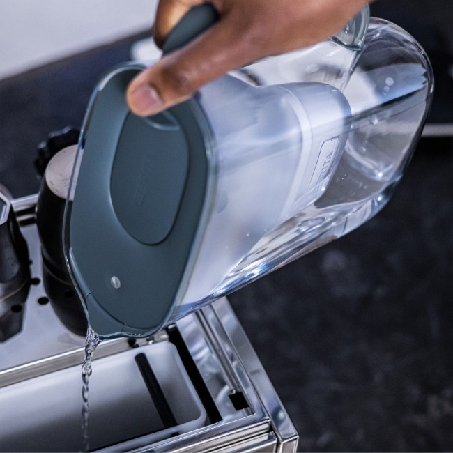 Кана за филтриране на вода BRITA Style Essential 2.4 л + 2 филтъра Maxtra Pro (Stone Blue)