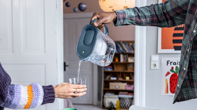 Филтърна кана BRITA Style Essential 2.4 л Maxtra Pro Water (Stone Blue)