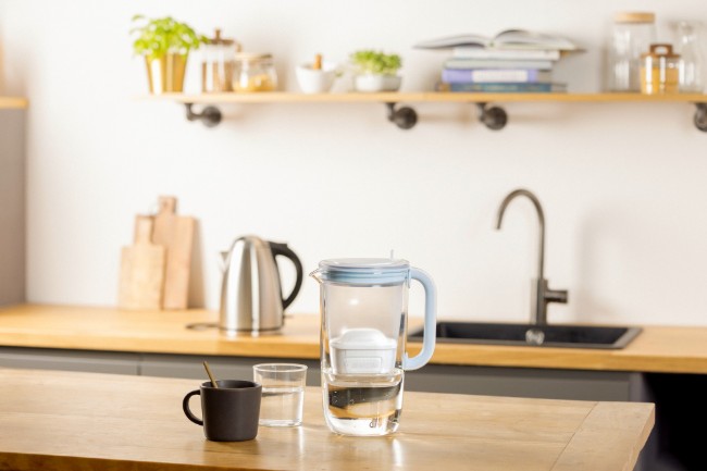 Стъклена филтърна кана, BRITA, 2.5 л, Maxtra PRO (светлосиня)