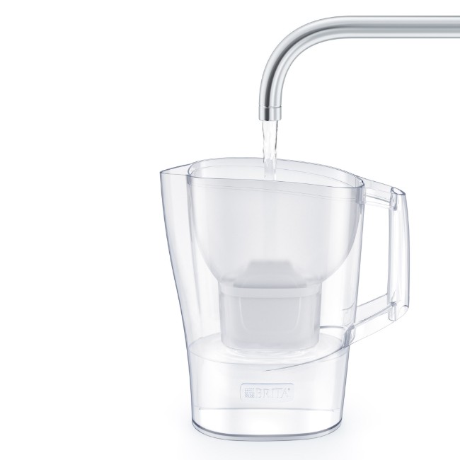 Стартов пакет за филтриране на вода BRITA Aluna 2,4 L (бял) + 3 филтъра Maxtra PRO