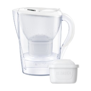BRITA Marella 2.4L стартов пакет + 3 филтъра Maxtra PRO (бял)