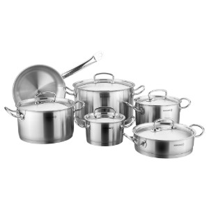 Комплект съдове за готвене от 11 части, "Proline" - Korkmaz