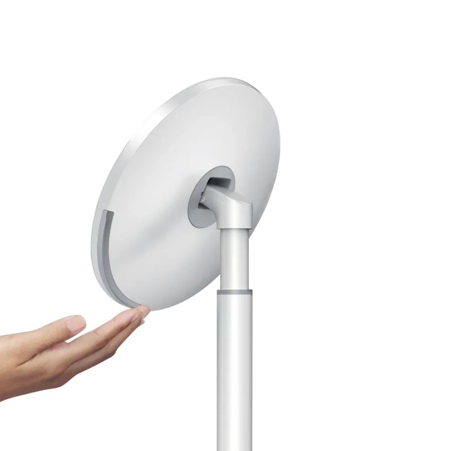 Козметично огледало, с контрол на яркостта, 20 см, Бяло - simplehuman