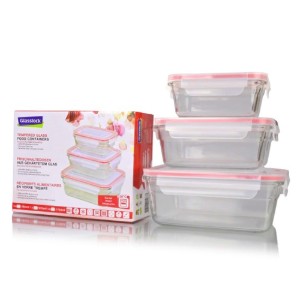 Комплект от 3 стъклени гювечета - Glasslock