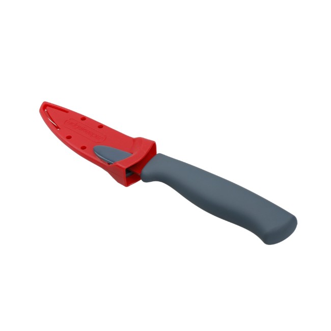 9,5 см нож за белене на плодове и зеленчуци, червен - от Colourworks